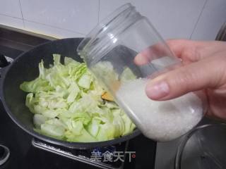 醋溜卷心菜的做法步骤：6