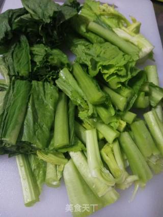 【广东】清火春菜蛤蜊汤菜的做法步骤：3
