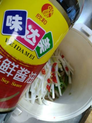 【山东】拌咸菜丝的做法步骤：4