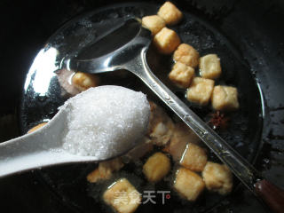 【宁波】小油豆腐烧排骨的做法步骤：7