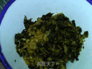 【四川】梅菜肉馅的做法步骤：3