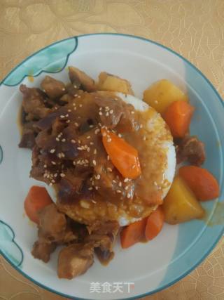 咖喱鸡腿饭的做法步骤：9