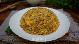酸菜香菇鸡蛋炒饭的做法步骤：17