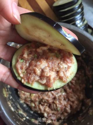 糖醋茄盒的做法步骤：4