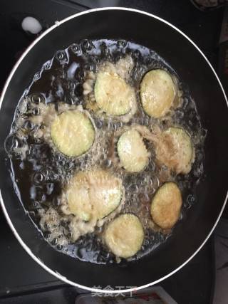 糖醋茄盒的做法步骤：7