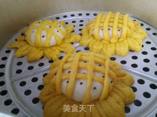 【东北】向日葵花馒头的做法步骤：10