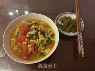 鸡蛋手擀面的做法步骤：8