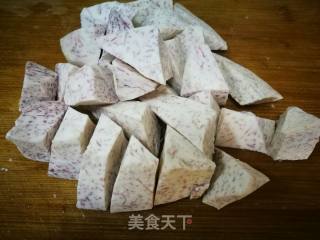 香芋豆鼓蒸排骨的做法步骤：2