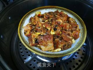 香芋豆鼓蒸排骨的做法步骤：9