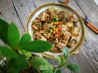 香芋豆鼓蒸排骨的做法步骤：10