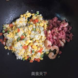 【江苏】扬州炒饭的做法步骤：9