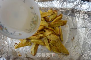 【广东】蜂蜜桂花烤红薯的做法步骤：6