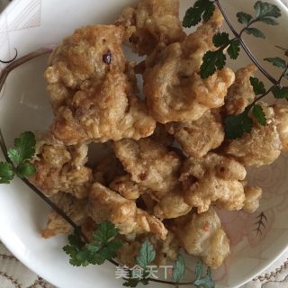【成都】不一样的酥肉—炸鱼泡（鱼鳔）的做法步骤：9