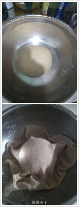 全麦面春饼的做法步骤：2