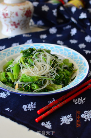 【天津】芝香粉丝拌菠菜的做法步骤：9