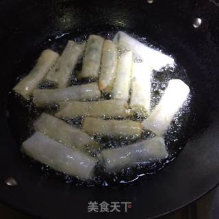 【金华】春卷（黄金万两）的做法步骤：8