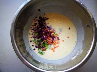 [烟台]蔬菜鸡蛋饼的做法步骤：4