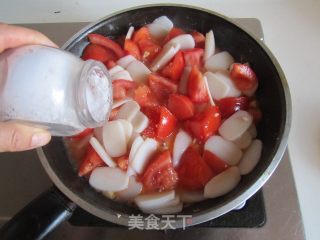【湖北】番茄鸡蛋炒年糕的做法步骤：8