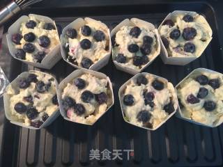 【西式】蓝莓麦芬的做法步骤：9
