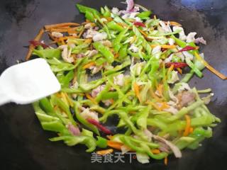 【烟台】青椒肉丝的做法步骤：6
