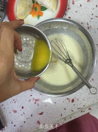 榴莲班戟的做法步骤：5