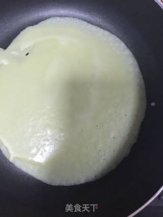 榴莲班戟的做法步骤：8
