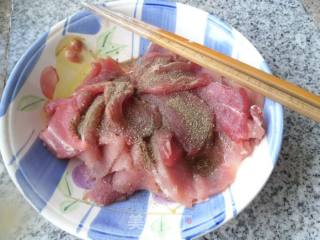 【东北】番茄肉片的做法步骤：3