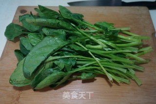 【北京】菠菜粉丝的做法步骤：1