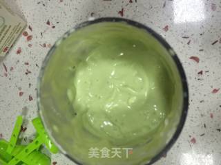 牛油果雪糕的做法步骤：2