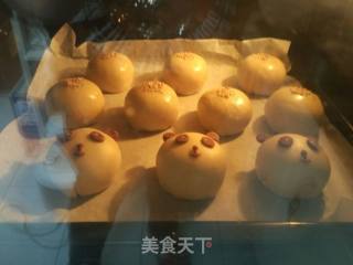 【天津】小熊猫蛋黄酥的做法步骤：18