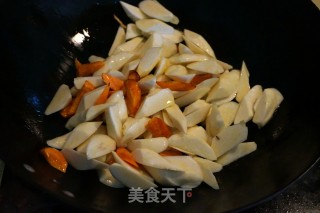 【北京】素炒茭白胡萝卜的做法步骤：6