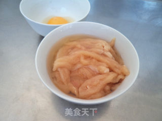 【天津】鸡丝银针的做法步骤：4