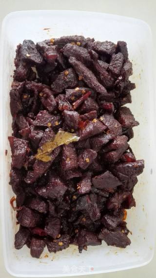 麻辣牛肉干的做法步骤：7