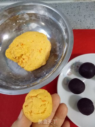 【天津】南瓜豆沙麻团的做法步骤：8