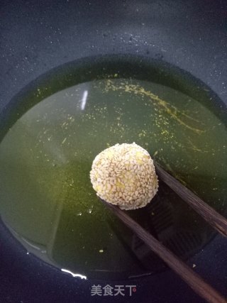【天津】南瓜豆沙麻团的做法步骤：10