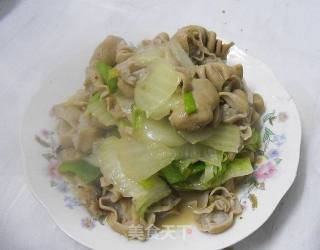 【东北】肥肠炒白菜片的做法步骤：11
