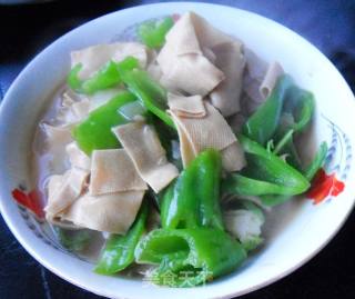 【东北】干豆腐烩尖椒的做法步骤：8