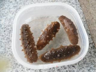 【东北】海参扒油菜的做法步骤：3