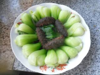 【东北】海参扒油菜的做法步骤：11