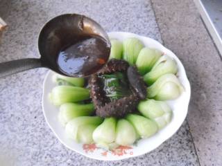【东北】海参扒油菜的做法步骤：13