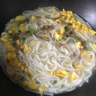 【龙岩永定】肉末鸡蛋青菜米粉的做法步骤：18
