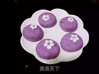 （东北）紫薯糯米饼的做法步骤：4