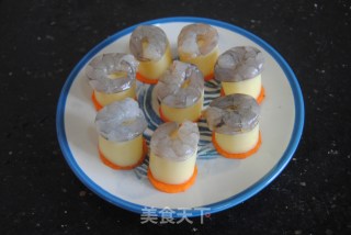 【广西】鲜虾玉子蒸的做法步骤：4