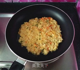 鸡蛋米饭饼的做法步骤：7