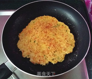 鸡蛋米饭饼的做法步骤：8