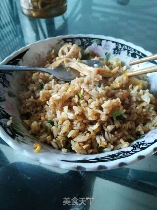 咸鸭蛋炒饭的做法步骤：8