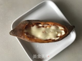 蜂蜜奶油地瓜的做法步骤：6