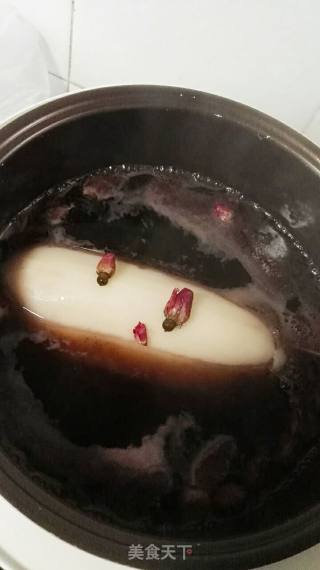 玫瑰糯米莲藕的做法步骤：7