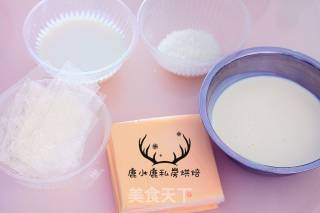 鹿小鹿——樱花芝士蛋糕的做法步骤：8
