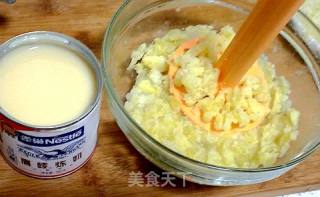 【甘肃】土豆金沙圆的做法步骤：3